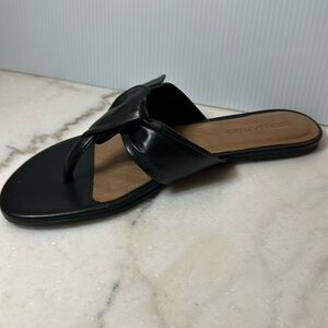 BERNARDO - HARMONY SANDAL - BLACK LEATHER - Size 8.5